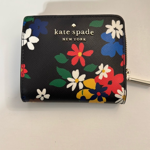 kate spade Handbags - KATE SPADE Black floral Women's Wallet